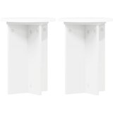  Stalak za biljke 2 pcs Bijela Ø29,5 x 40 cm Konstruirano drvo | Eponuda.com