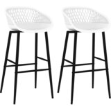Furnova Barski stoli 2 kosa beli, (21949346) | Shoptok.si