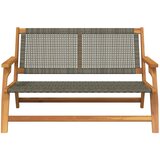  Vrtni namještaj Siva 122 x 78 x 73 cm Čvrsto drvo akacije | shoptok.hr