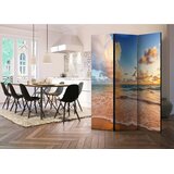 Artgeist PARAVAN 135/172/3 cm modra, peščene barve | Shoptok.si
