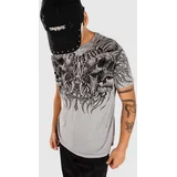 Decimation T-shirt silver lava wash