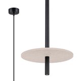 Sollux Lighting Obesna svetilka FELTRO 1 črna/bežna, (5000093943) | Shoptok.si