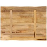 Stolna ploča sa živi rub 70x60x2,5 cm masivno grubo drvo manga | Eponuda.com