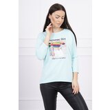 Kesi Blouse with Summer Girl mint print Cijene