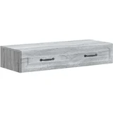 Stenska stranska miza Siva Sonoma 87,5 x 34,5 x 17 cm, (5000232482)