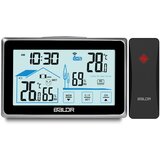 Janshop vremenska postaja z zaslonom BD-910 črna, (21630449) | Shoptok.si