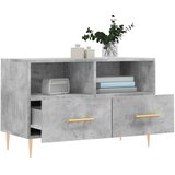 TV ormarić boja betona 80 x 36 x 50 cm konstruirano drvo | Eponuda.com
