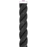  Uže od jute 30 Crna 100% Juta Tossa | shoptok.hr