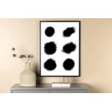 Venture Home poster Dots (art. 60049) 21 × 30 cm, bijeli | shoptok.hr