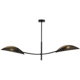  Luster na štangi LOTUS 2xE14/10W/230V crna/zlatna | Eponuda.com