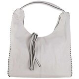 Fashion Hunters White roomy shoulder bag with a detachable strap | Shoptok.si