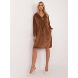 Italy Moda Dress-DHJ-SK-19890.86P-Light Brown Cijene