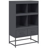  Visoka komoda antracit 68x39x111,5 cm od čelika | Eponuda.com