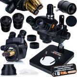 Rosfix CAPELLA PRO MSCP-T-PS1-B – TRINOKULARNI STEREOSKOPSKI MIKROSKOP 7–45X | ZOOM 0,7–5X, GREENOUGH, C-MOUNT 25 MM, (5000068595) | Shoptok.si