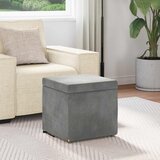  Stolica Tamno siva 41 x 41 x 40 cm Svileni i Fino Radeći Drvo | Eponuda.com
