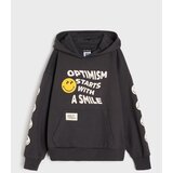 Sinsay Dukserica s kapuljačom s printom Smiley World | shoptok.hr