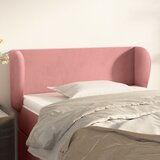 vidaXL Uzglavlje s ušima ružičasto 103x23x78/88 cm baršunasto Cijene