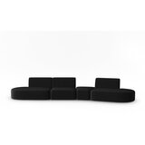 Milo Casa Crna baršunasti sofa s desnim kutom 428 cm Paolo – | shoptok.hr