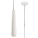 Nice Lamps Bela viseča svetilka s keramičnim senčnikom ø 8 cm Alverna – Cene