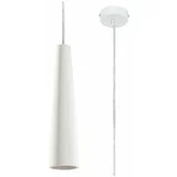 Nice Lamps Bijela viseća svjetiljka s keramičkim sjenilom ø 8 cm Alverna –