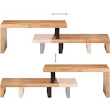  2-dijelni set stolića za kavu od masivnog bagremovog drva | shoptok.hr