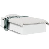 Maison Chic Posteljni okvir - Enojna postelja - Postelja za odrasle s predali bel 90x200 cm inženirski les, (21695365) | Shoptok.si