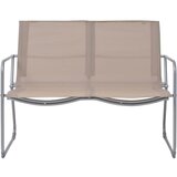 Maison Chic Seti vrtnega pohištva - Vrtna garnitura - Vrtni pohištvo set 4-delna blago in jeklo taupe, (21819734) | Shoptok.si