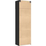  Omarić za pohranu crni 70 x 42 5 x 225 cm konstruirano drvo | shoptok.hr