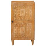 vidaXL Strani šal Svetlo rjava 33,5 x 40 x 75 cm | Shoptok.si