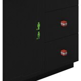Minecraft omara za oblačila, črna | Shoptok.si