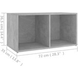 TV ormarić boja betona 72 x 35 x 36,5 cm od konstruiranog drva | shoptok.hr