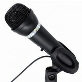 Gembird mic d 04 kondenzatorski mikrofon sa stalkom 3,5mm, black Cene