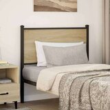 vidaXL Uzglavlje boja hrasta sonome 90 cm konstruirano drvo i čelik | shoptok.hr
