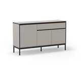 Marckeric Siva/bež nizka komoda 140x80 cm Lorenza – | Shoptok.si