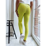 DStreet Legginsy damskie HEALTHKICK żółte | shoptok.hr