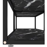 TV omarica črni marmor 180x40x40,5 cm kaljeno steklo, (20912813) | Shoptok.si