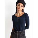 BASIC Feel Good Blouse-RV-BZ-4690.20-navy blue | Shoptok.si
