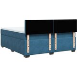  Krevet s oprugama i madracem plavi 180x200 cm baršunasti | shoptok.hr