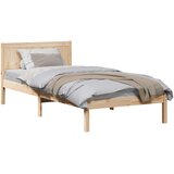  Krevetna konstrukcija Smeđa 90 x 200 cm Čvrsto borovo drvo | shoptok.hr