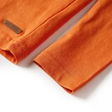  Dječja majica s dugim rukavima tamnonarančasta 116 | shoptok.hr