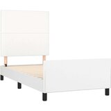  Za krevet s uzglavljem bijeli 100x200 cm od umjetne kože | shoptok.hr