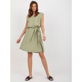 RUE PARIS Dress-WN-SK-VE38.32P-pistachio | ePonuda.com