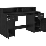  Stol s ladicama Crni hrast 140 x 55 x 91 cm Konstruirano drvo | shoptok.hr
