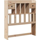 vidaXL Krevet s regalom za knjige bez madraca 75x190 cm borovina | shoptok.hr