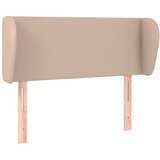  Uzglavlje s ušima boja cappuccina 103x23x78/88 cm umjetna koža | shoptok.hr