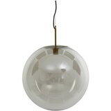 Light & Living Viseča svetilka v bronasti barvi s steklenim senčilom ø 48 cm Medina – Cene