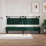  Držeće uzglavlje Zidne Tamnozelena 210 x 55 x 5 cm Baršun - Tamnozelena 200 cm bez LED | shoptok.hr