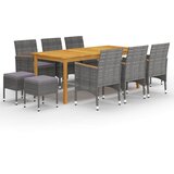  11-dijelni vrtni blagovaonski set sivi | shoptok.hr