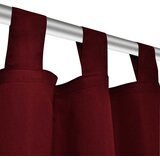  2 kom Bordo Mikro-Satenska Zavjesa s Tregerima 140 x 175 cm | shoptok.hr