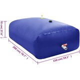  Spremnik za vodu sa slavinom sklopivi 2100 L PVC | shoptok.hr